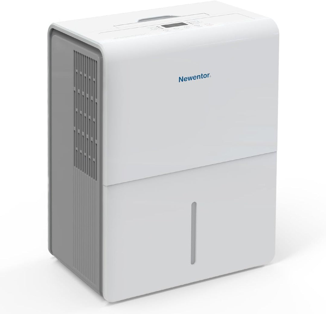 Newentor Luftentfeuchter 25L/24h, Für 215m³/80m² Räume - 3 fache Geräuschreduktion - 290W Stromspare