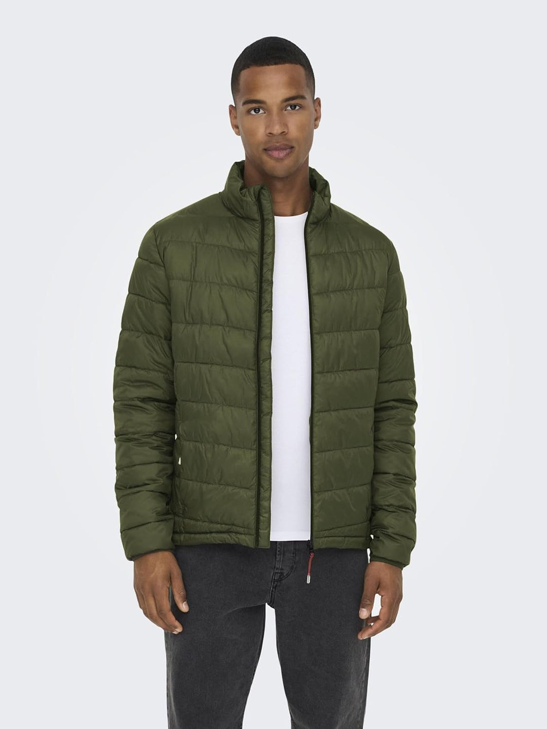 ONLY & SONS Herren Jacke ONSCARVEN Regular Fit XS S M L XL XXL Schwarz Grün S Olive, S Olive