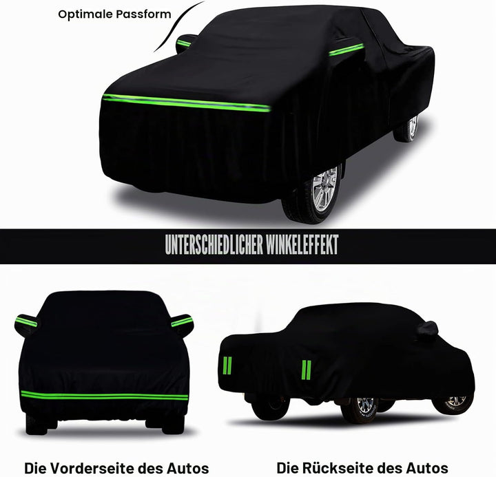 Autoabdeckung Wasserdicht Ersatz für 2004-2025 Toyota Hilux Crew Cab, Vollgarage Autoplane Staubdich