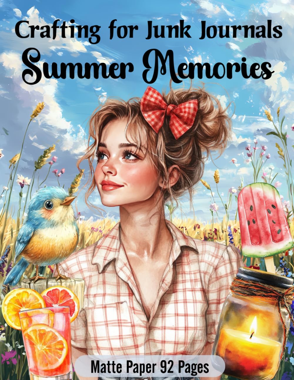 Crafting for Junk Journals Summer Memories Ephemera Book: High Quality Images Of Peoples, For Paper