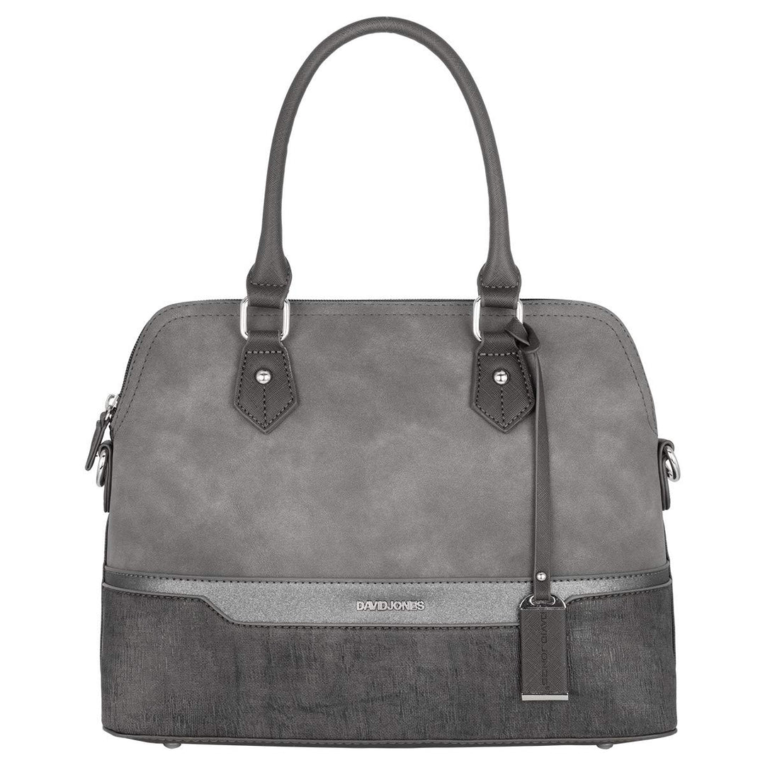 David Jones - Damen Handtasche Elegante Tasche - Frau Henkeltasche Shopper PU Leder - Mehfarbig Schu