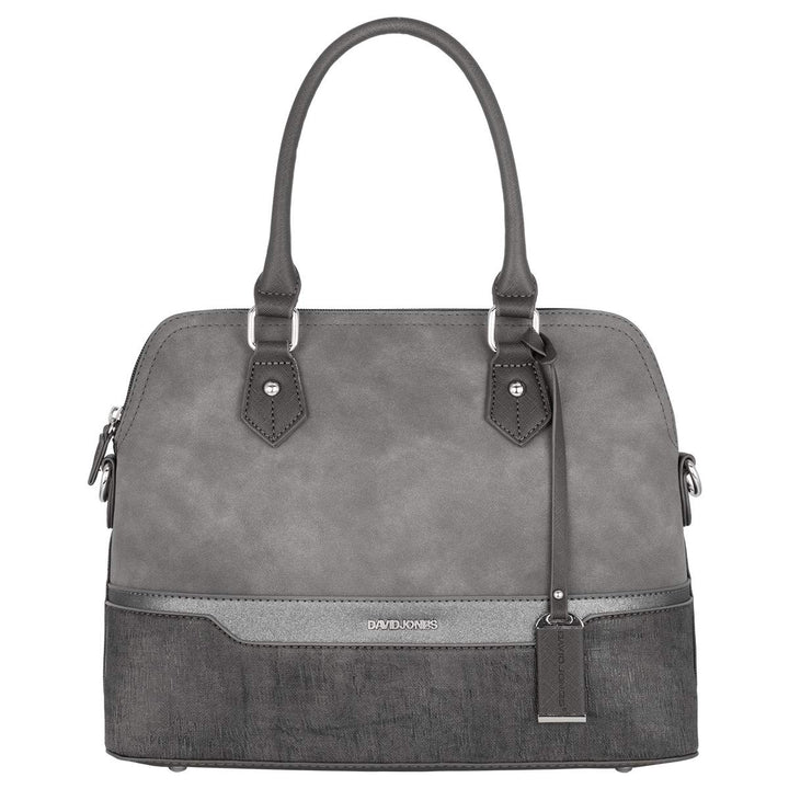 David Jones - Damen Handtasche Elegante Tasche - Frau Henkeltasche Shopper PU Leder - Mehfarbig Schu
