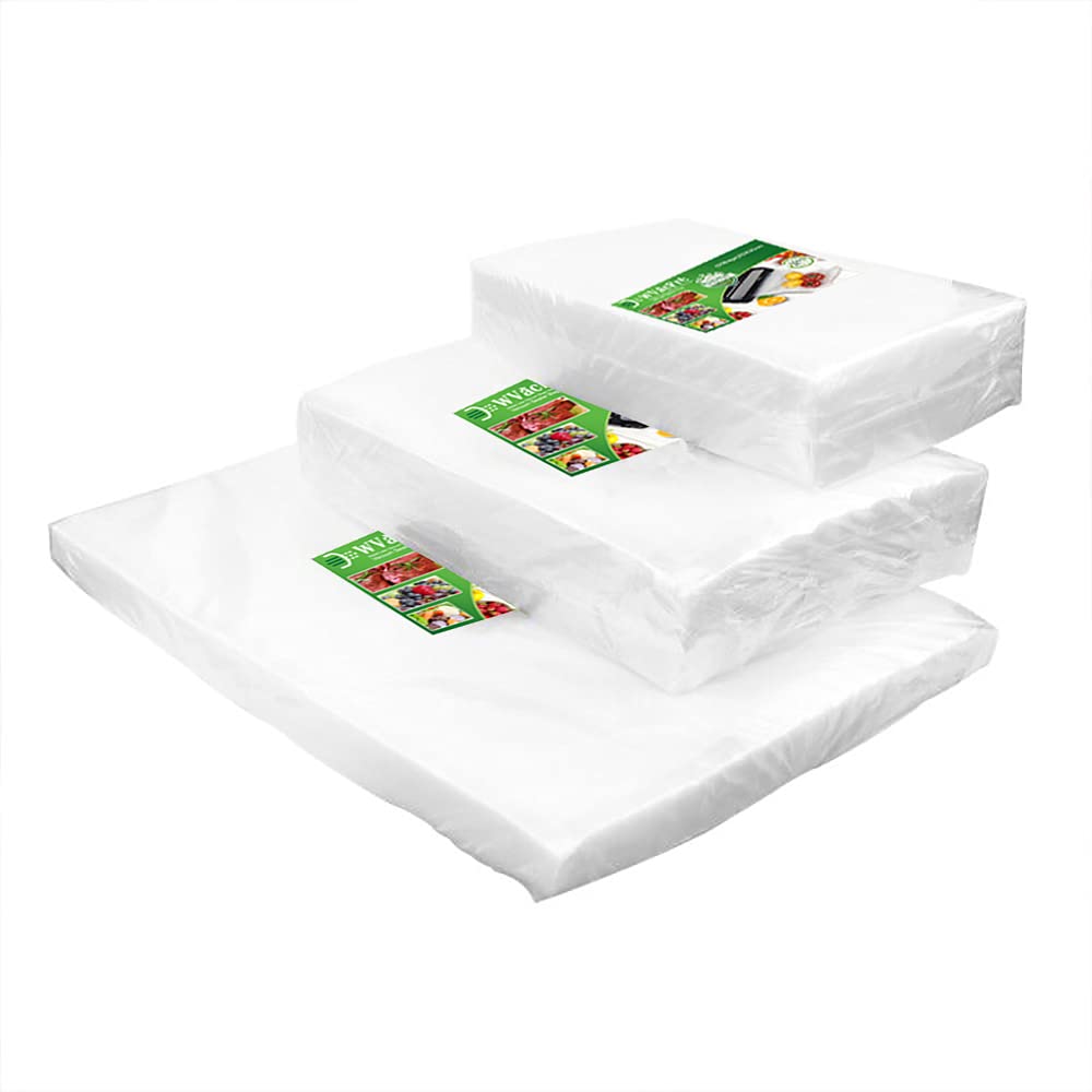 WVacFre 150 Beutel 15x25cm(50) und20x30cm(50) und28x40cm(50) Vakuumier Beutel Vakuumbeutel für Leben