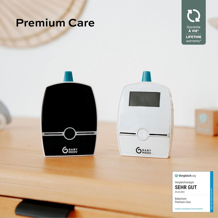 Babymoov Babyphone Premium Care, Digital Green Technology, 1400m, Babyphone Premium Care