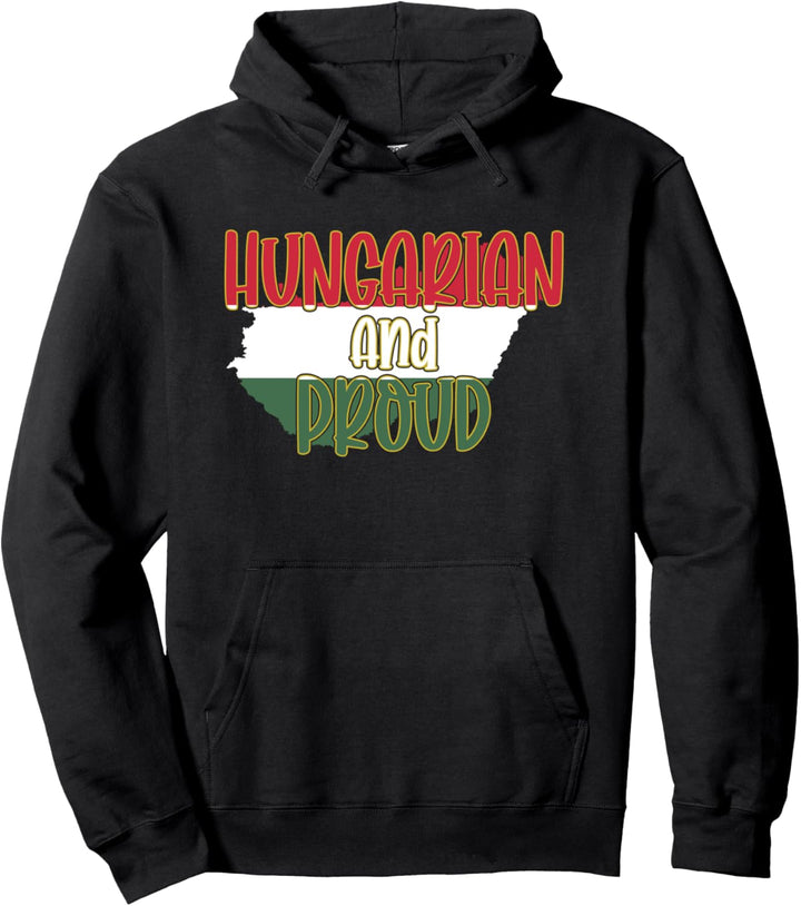 Ungarisch und Stolz - Ungarn-Flaggen-Stolz Pullover Hoodie