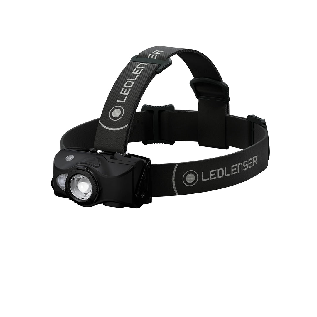 Ledlenser MH8 Outdoor Stirnlampe LED, Schwarz, aufladbar mit Akku, 600 Lumen, fokussierbar, Leuchtda