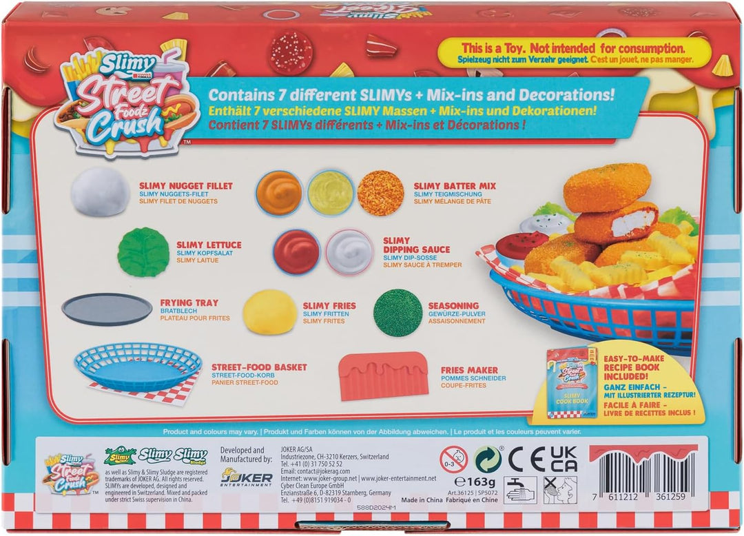 Slimy Street Foodz Crush - Chiccy Nuggies, Slime und Knete Kreativ-Set, Kochspiel zum selber Mischen