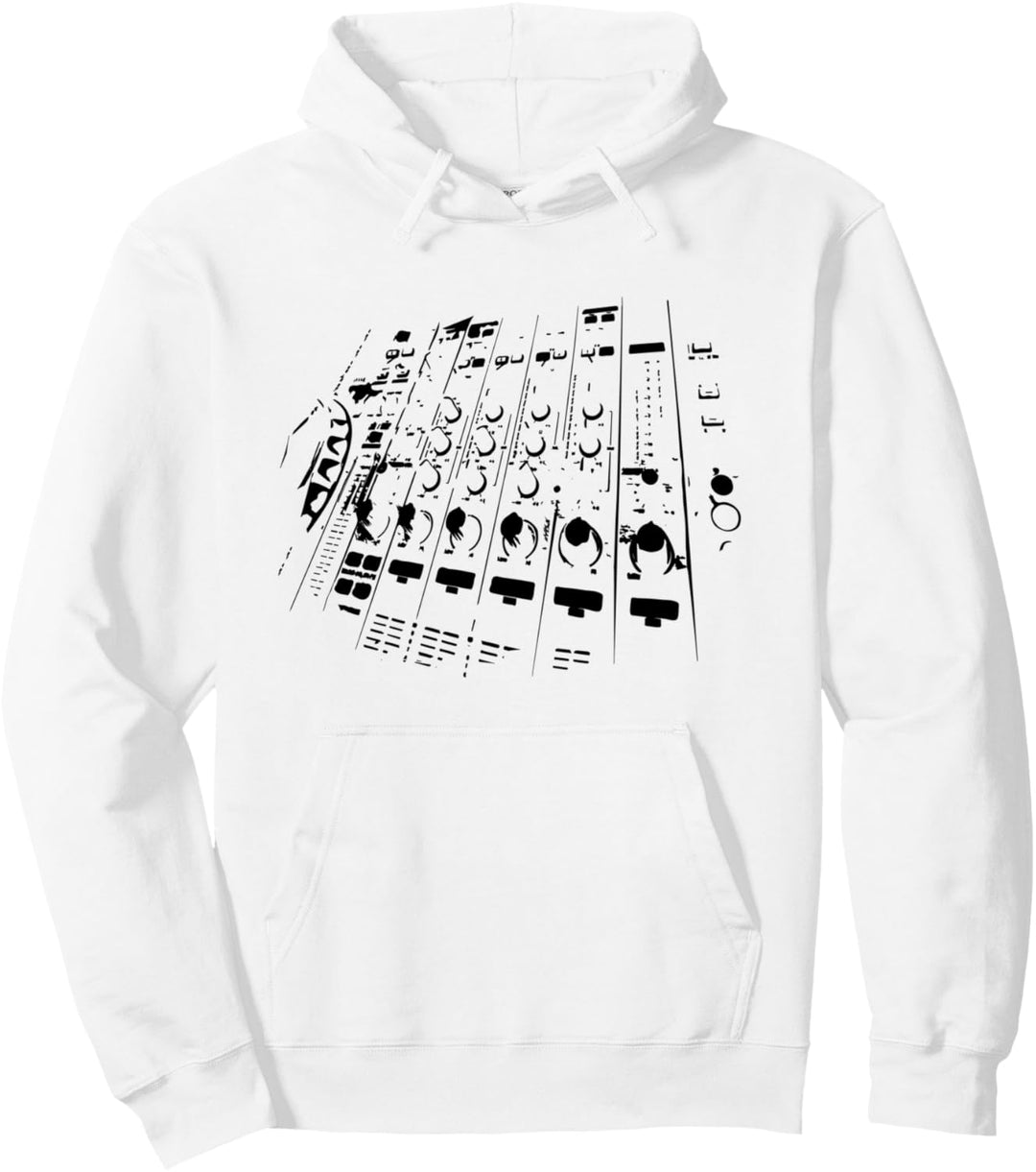 Discjockey Mischpult Turntable Trance Musik EDM DJ Pullover Hoodie