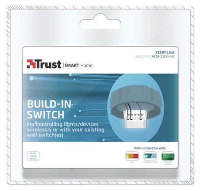 Trust Smart Home ACM-2300-HC Einbauschalter Single, Single