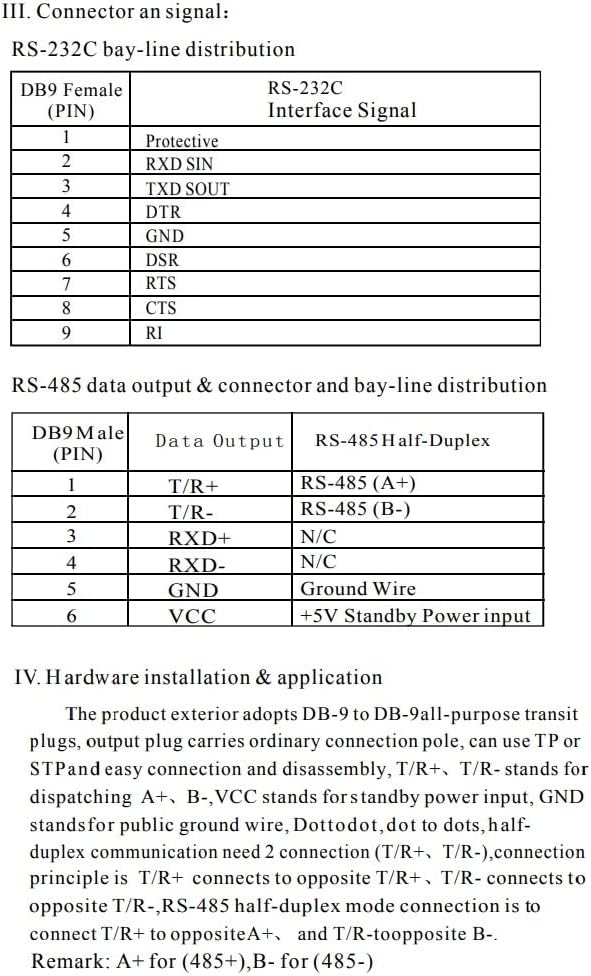 UTEK ut-2201 Port-Powered, RS-232 auf RS-485/422, Mini