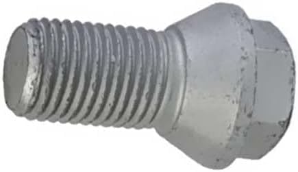 10 Radschrauben Radbolzen Kegelbund silber M14x1,5 21 mm (Kurzkopf) 21 mm (Kurzkopf) silber, 21 mm (