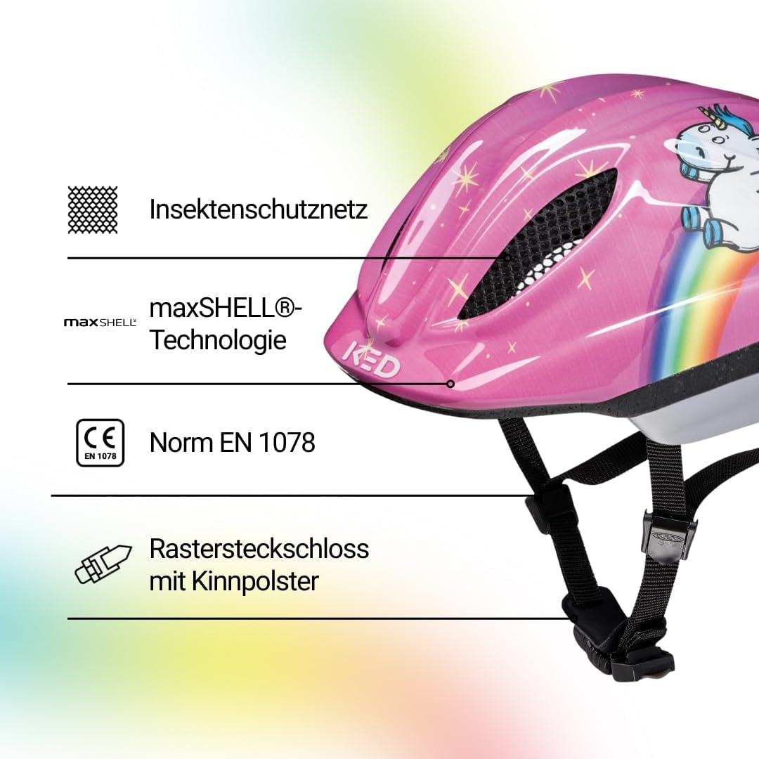 KED Kinderhelm Meggy II Originals 52-58 cm Unicorn, 52-58 cm Unicorn