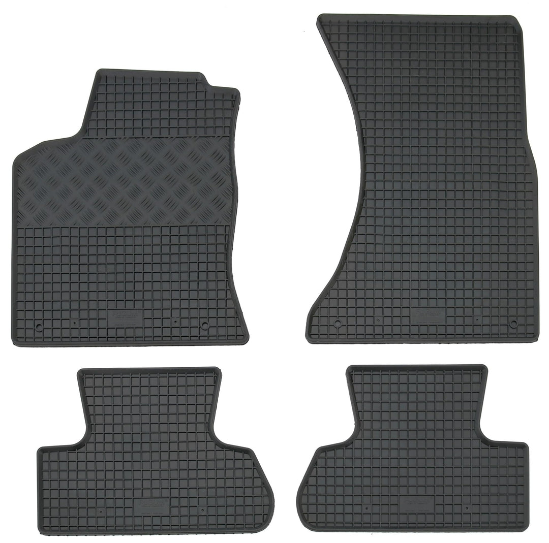 AD Tuning RI900187 Gummifussmatten Set, 4-teilig, Gummi Fussmatten
