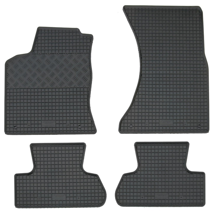 AD Tuning RI900187 Gummifussmatten Set, 4-teilig, Gummi Fussmatten