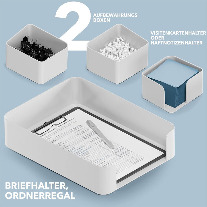 Schreibtisch Organizer mit RED DOT Design Award - Premium Stiftehalter aus recyceltem Material - Bür