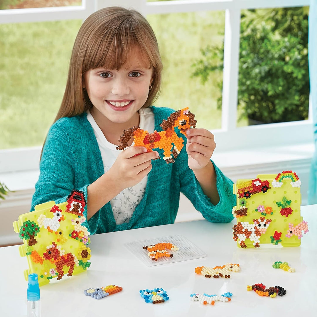 Aquabeads 31838 Mega Bastelbox Bauernhof - Bastelset Single, Single