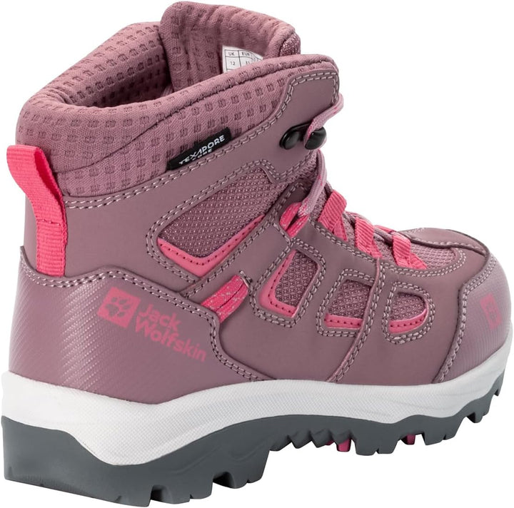 Jack Wolfskin Jungen Unisex Kinder Vojo Texapore Stiefel 40 EU Ash Mauve, 40 EU Ash Mauve