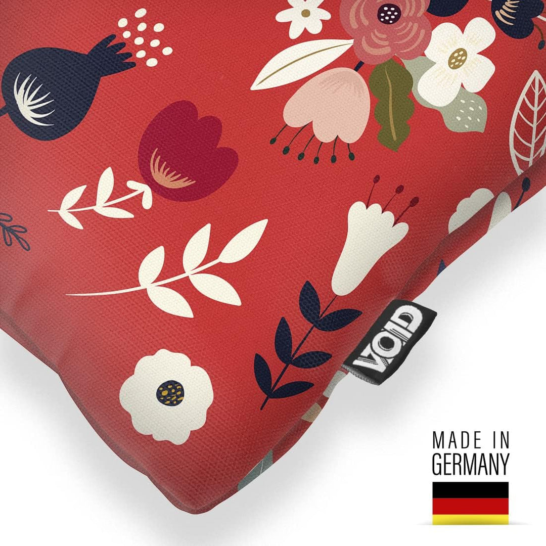 VOID Landhaus Blumenmuster Kissenbezug Kissenhülle Sofakissen Kissen Deko Outdoor-Kissen Dekokissen,