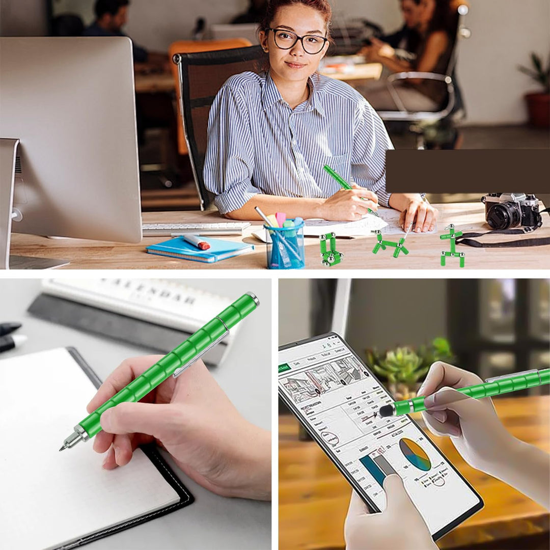 Rayong Magnetischer Kugelschreiber,Fidget Pen Magnet Stift,Coole Gadgets Stressabbau Druckkugelschre