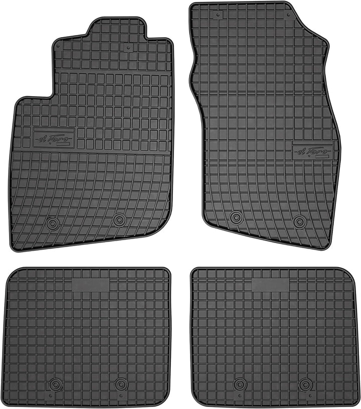 M MOTOS Gummimatten Auto Fussmatte passt für Volvo S40 I 1995-2004 Verbessern Sie Ihren Reisekomfort