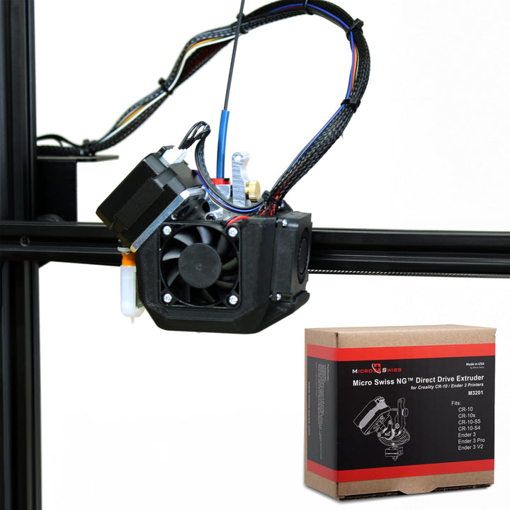 Micro Swiss NG™ Direct Drive Extruder for Creality CR-10 / Ender 3 Printers Single, Single