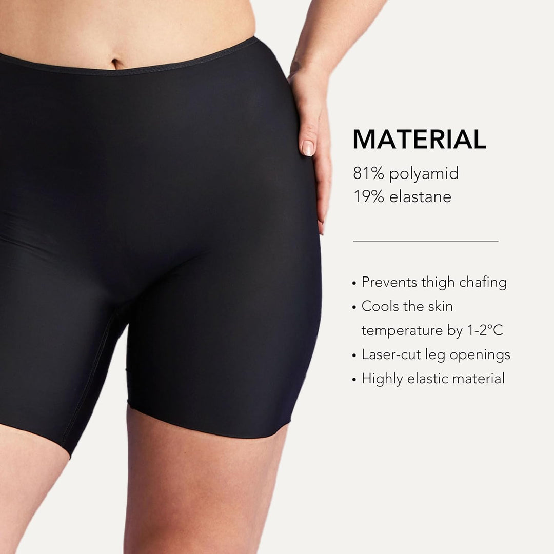 Miss Mary of Sweden – Cool Sensation Radlerhose Damen – Nahtlose, kühlende Unterhose mit langem Bein