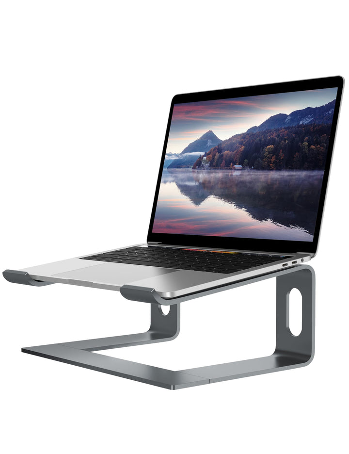 ALASHI Laptop-Ständer für Schreibtisch, Aluminium-Computer-Erhöhung, ergonomischer Notebook-Halter,