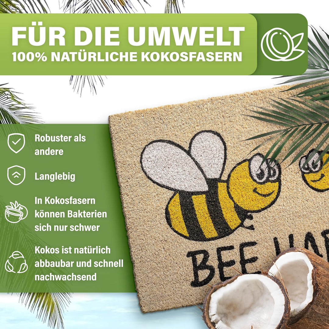 Bodenständig® Fussmatte Kokos [Wetterfest] - extrem robust - Fussabtreter aussen - die Kokosmatte Fu