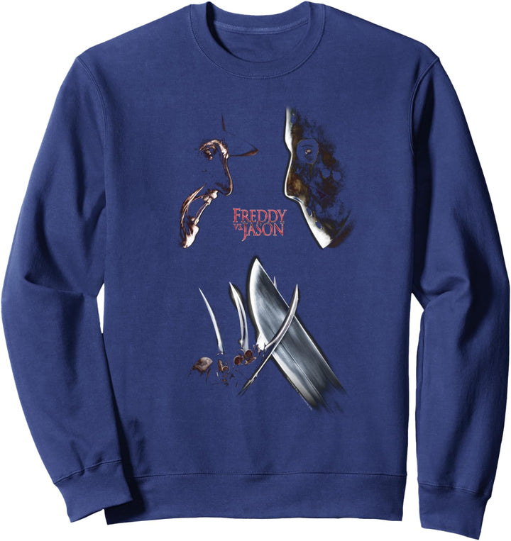 Freddy vs Jason Face Off Sweatshirt