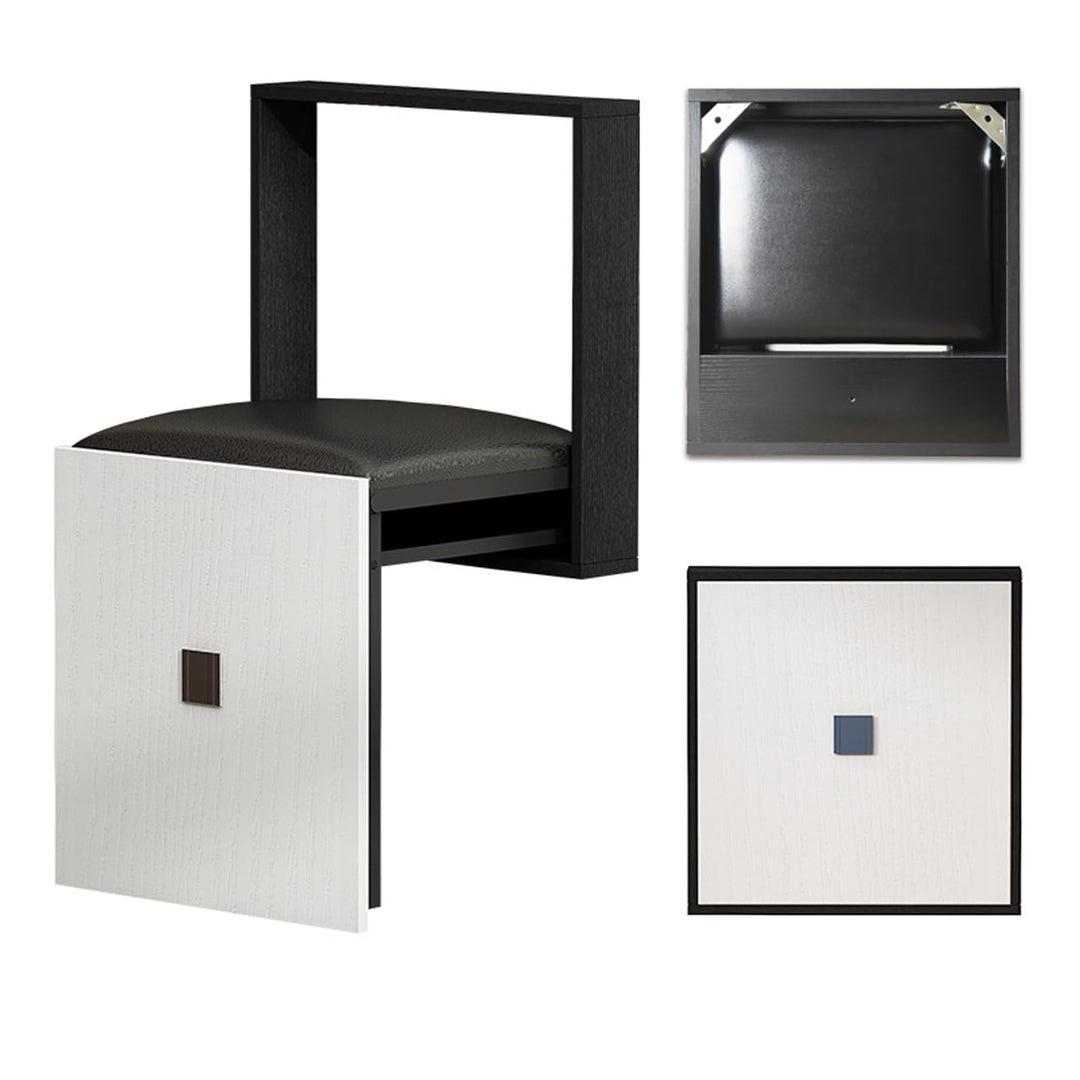 UIILO Faltbarer Wandhocker Wandmontierter 7 cm Ultradünner Klappstuhl Geeignet für Eingangsbereiche