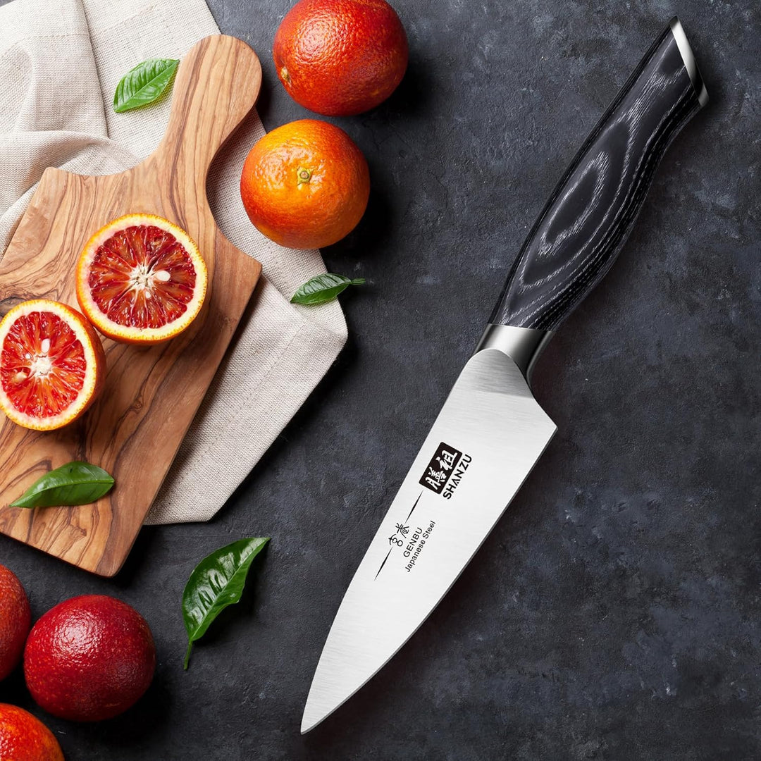 SHAN ZU Schälmesser Obstmesser Gemüsemesser Scharfe Profi Kochmesser Küchemesser Messer Klein aus Ho