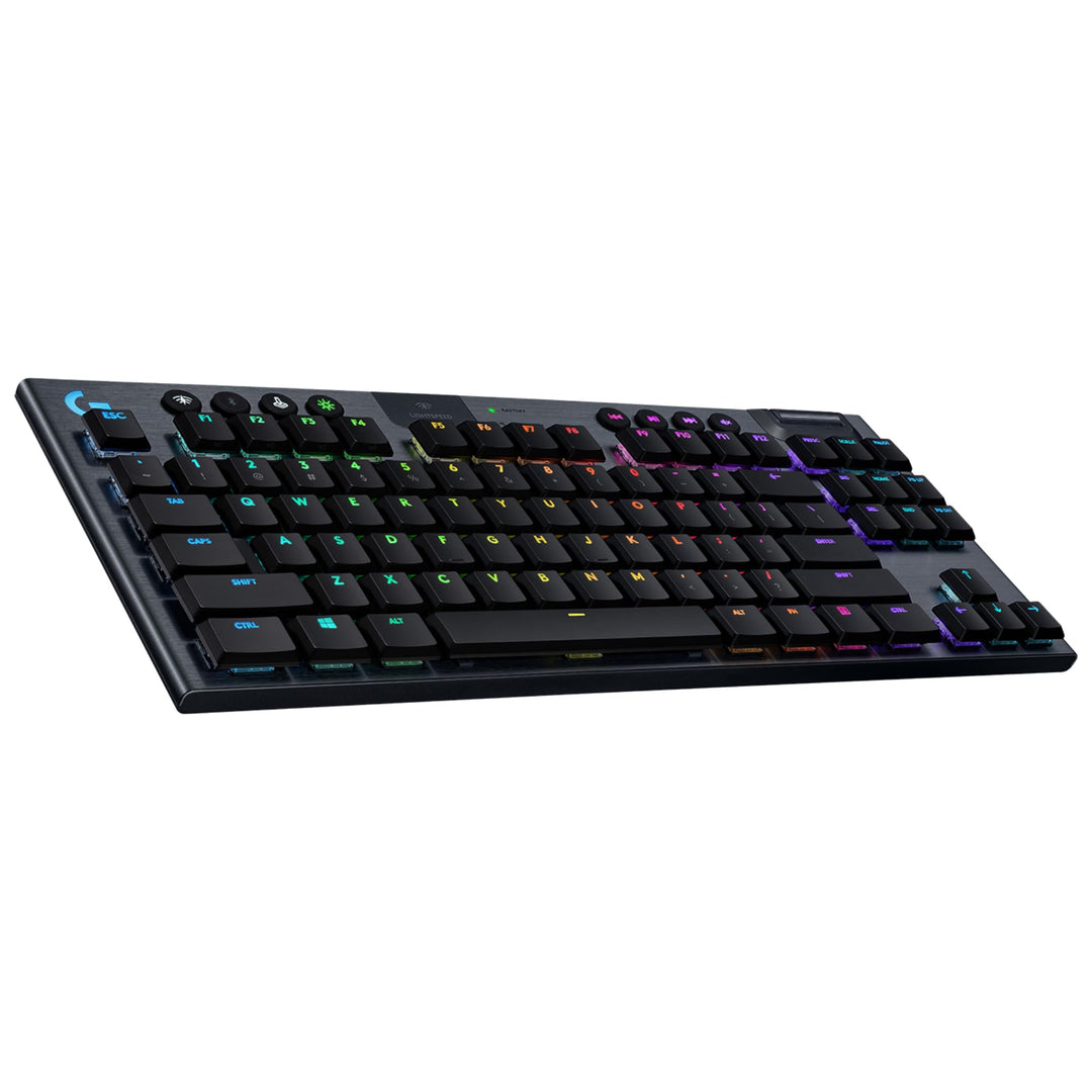 Logitech G915 TKL Tenkeyless Lightspeed RGB Mechanische Gaming-Tastatur für Laptop und PC, Low-Profi