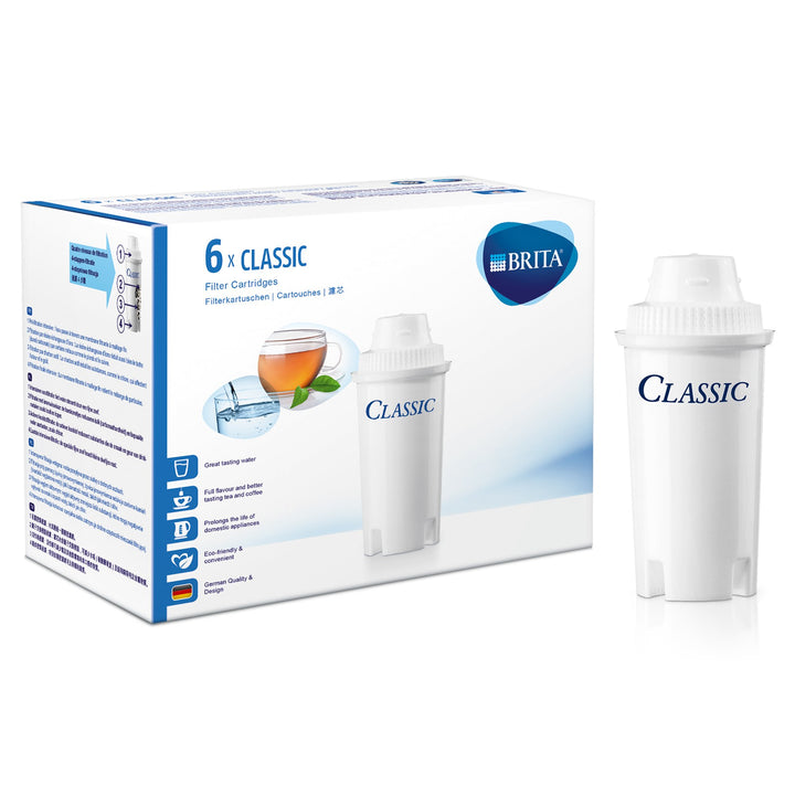 Brita 1016051 Filterkartuschen Classic, 6-er Pack, weiss, 1 - Pack A 1 Stück, A 1 Stück