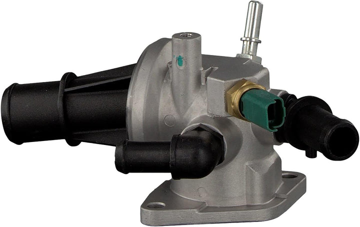 febi bilstein 33956 Thermostatgehäuse mit Temperaturschalter und Dichtung , 1 Stück