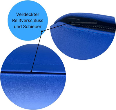 ATC Handels GmbH Stufen-Lagerungskissen 50 x 25 x 20cm aus qualitativem Ether-Schaum mit Kunstlederb