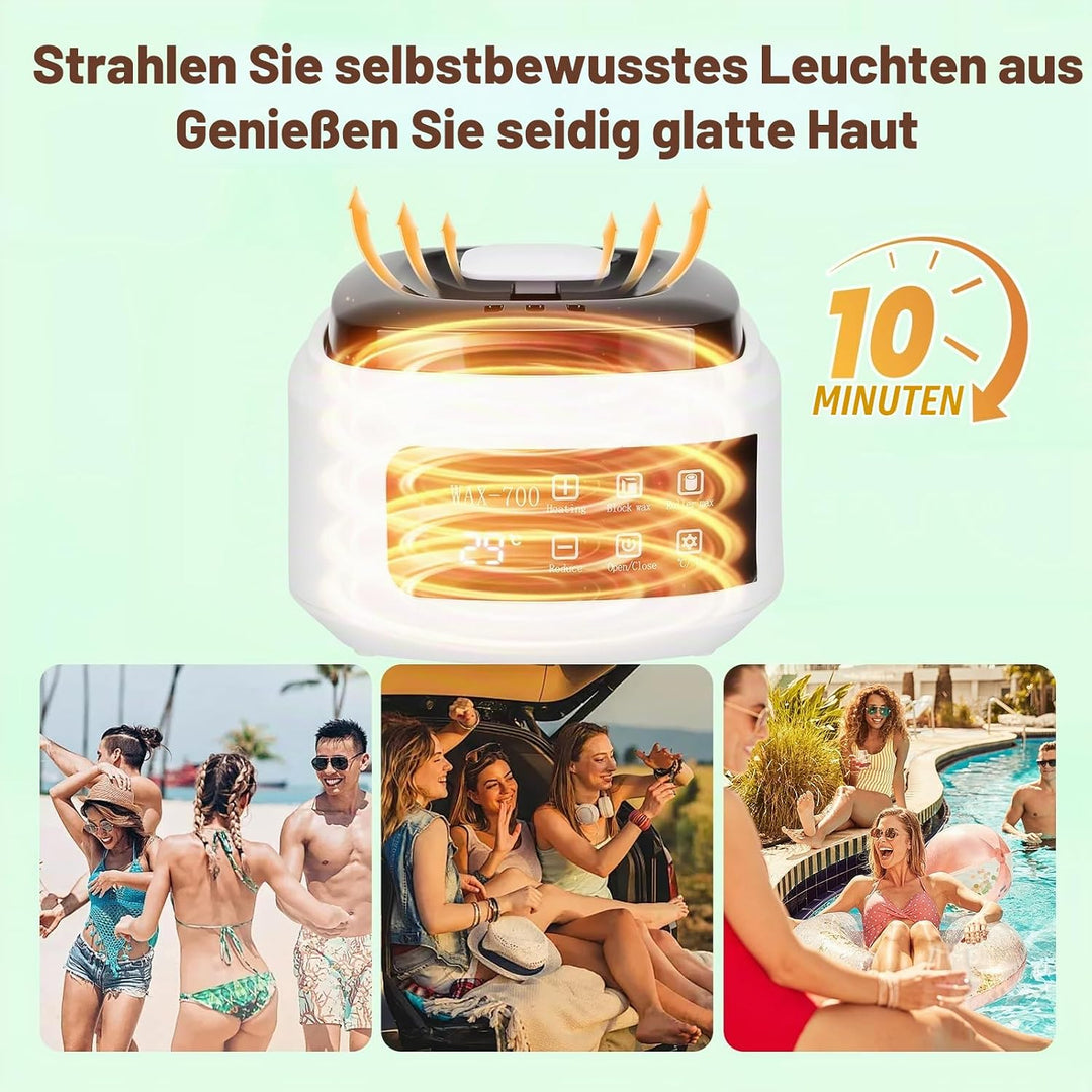 500 Ml Wachswärmer, Wachserhitzer, Automatische Temperaturregelung, Wachsschmelzmaschine, Haarentfer
