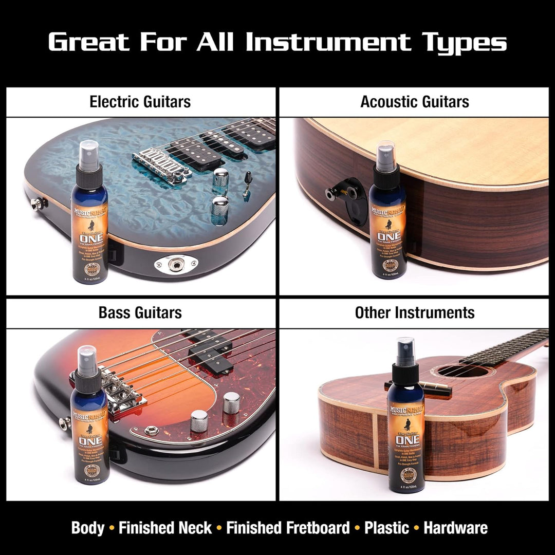 MusicNomad MN108 Premium Guitar Care 5-Piece Kit