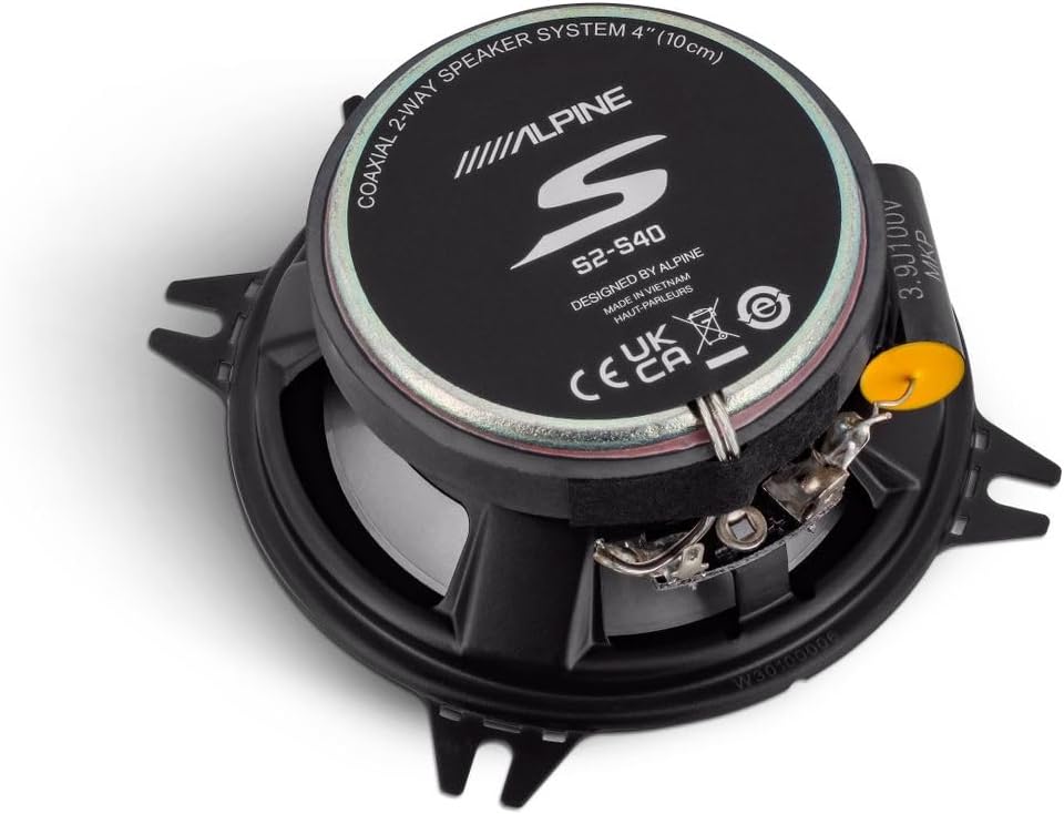 Alpine S2-S40 | 10 cm (4-Zoll) 2-Wege-Koaxial-Lautsprechersystem