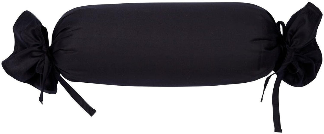 Janine Mako Satin Bettwäsche Uni Colors 135 x 200 cm schwarz 135 cm x 200 cm Schwarz, 135 cm x 200 c