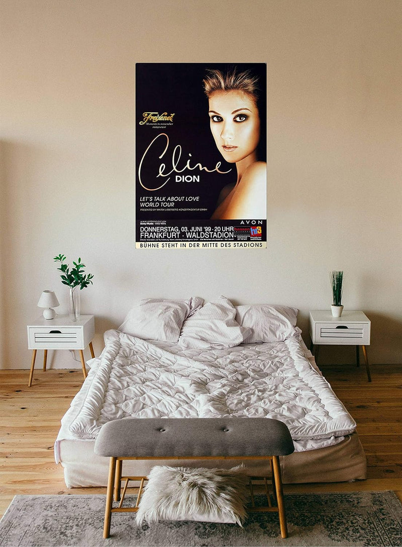 Celine Dion - Lets Talk Love, Frankfurt 1999 » Konzertplakat/Premium Poster | Live Konzert Veranstal