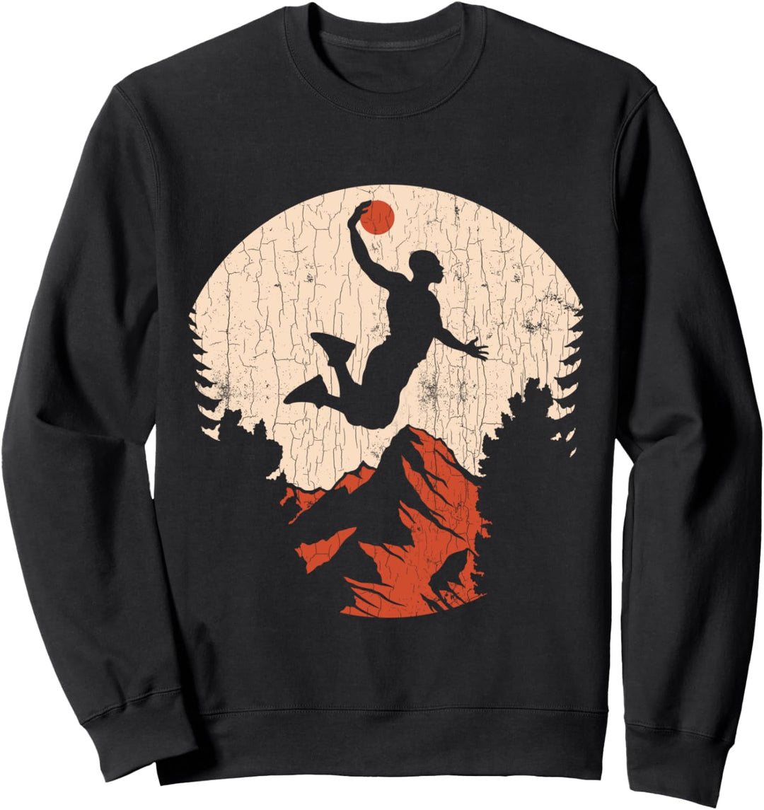 Basketball-Spieler Geschenk Vintage-Grafik Sweatshirt