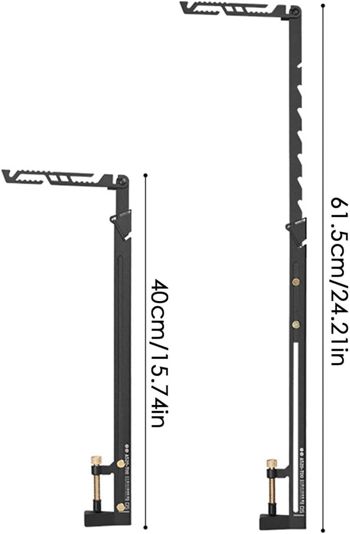 Camping-Lichtmast, Teleskop-Lampenständer | Leichter Laternenmast für den Aussenbereich mit Tischkle
