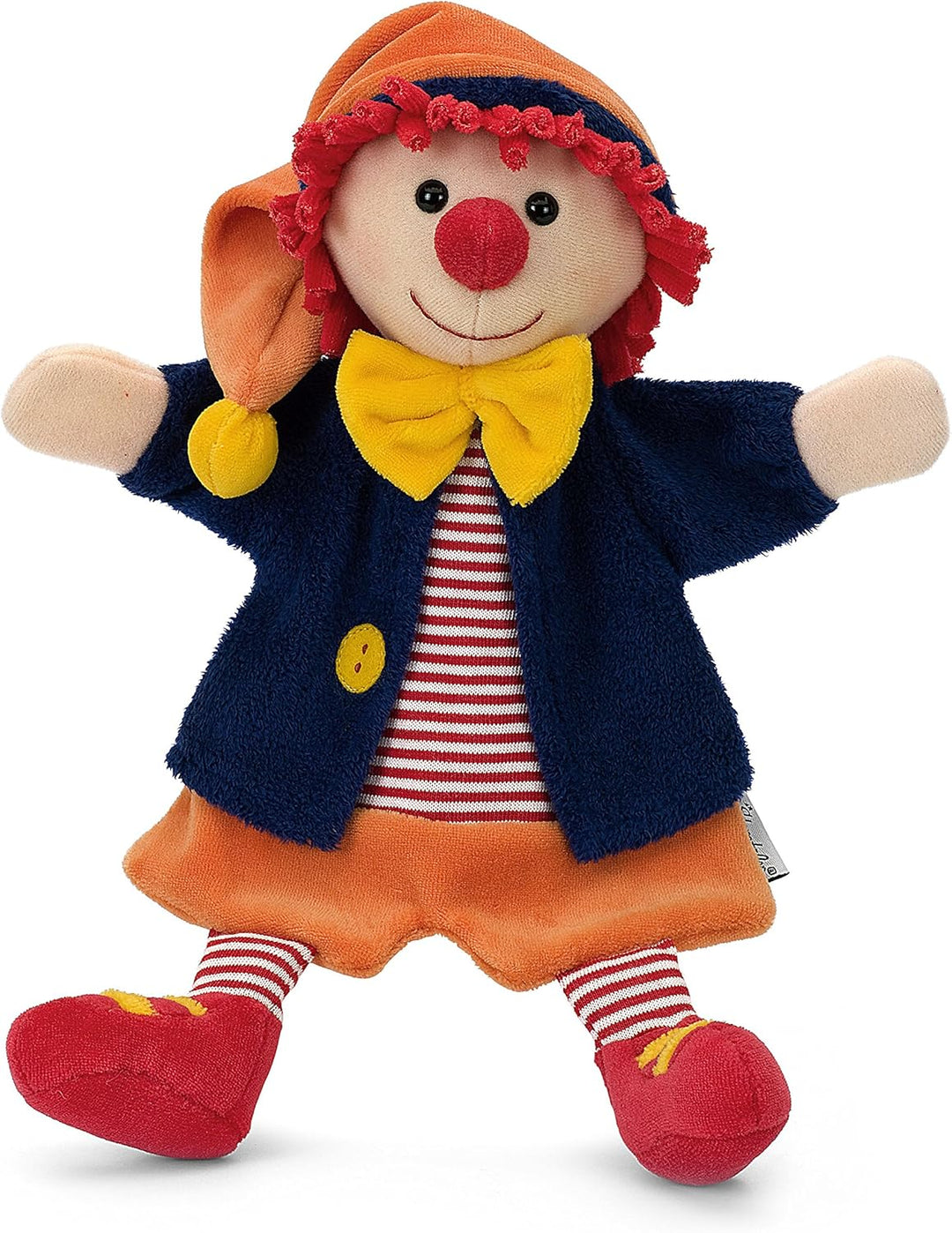 Sterntaler 36958 Handpuppe Clown, 30 x 23 x 10 cm, Bunt & 3622016 Handpuppe Hexe, Ideal für Puppenth