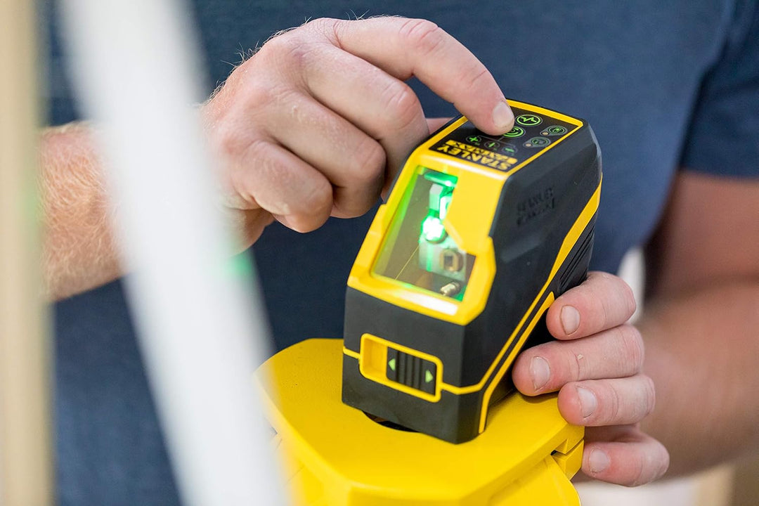 Stanley FatMax Kreuz- &amp; Linienlaser FCL-G grün FMHT77586-1 (mit grüner Laser-Diode, horizontale &amp; ve