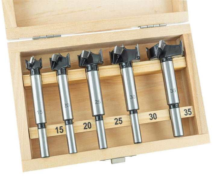 ENT 09099 5-tlg. Kunstbohrer Set - Hartmetall - Heimwerkerausführung - Ø 15-20-25-30-35 mm mit Schaf