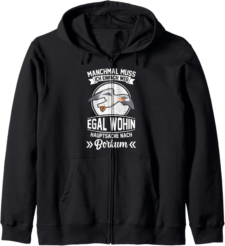 Norddeutschland Nordsee Borkum Kapuzenjacke
