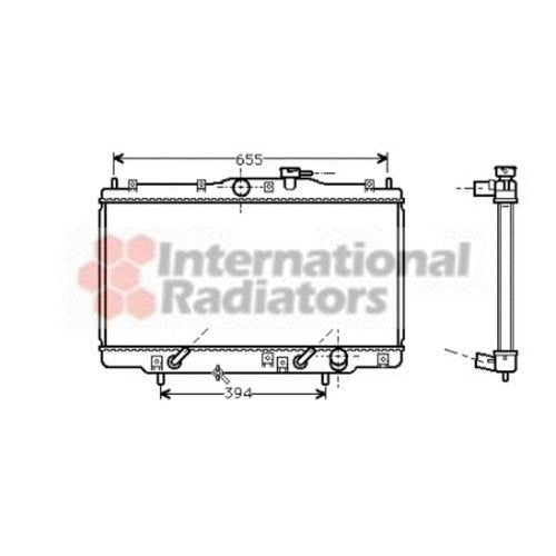 VAN WEZEL 25002071 Kühler, Motorkühlung