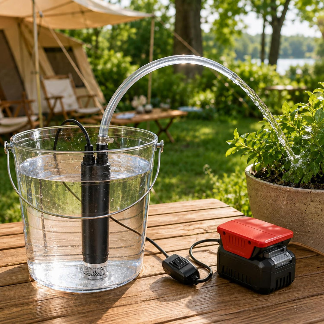 Akku Wasserpumpe für Einhell 18V Akku 30L/min Tragbare | Wasserpumpe &amp; Sumpfpumpe Wasserpumpe Akku S