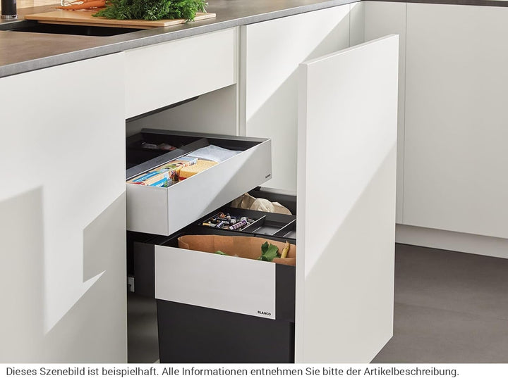 BLANCO 526209 SELECT II 60/3 Orga, Version 2021 60 cm Unterschrank - Mit Organisationsschublade 3 Ei