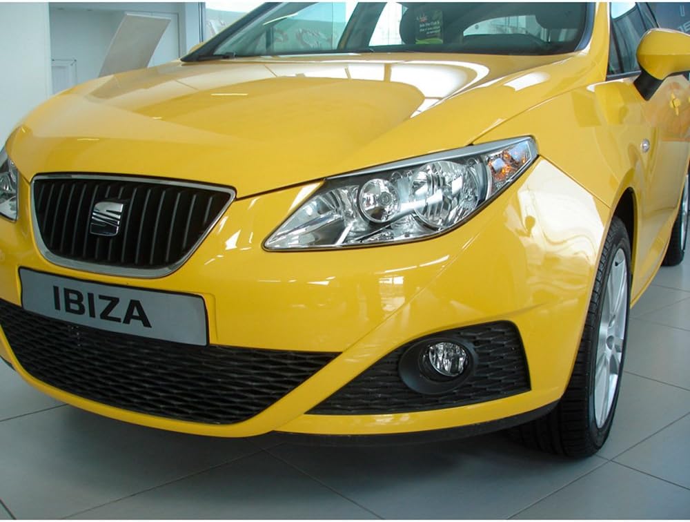 Satz Scheinwerferblenden Seat Ibiza 6J 3/5-türer & ST 2008-2017 (ABS)
